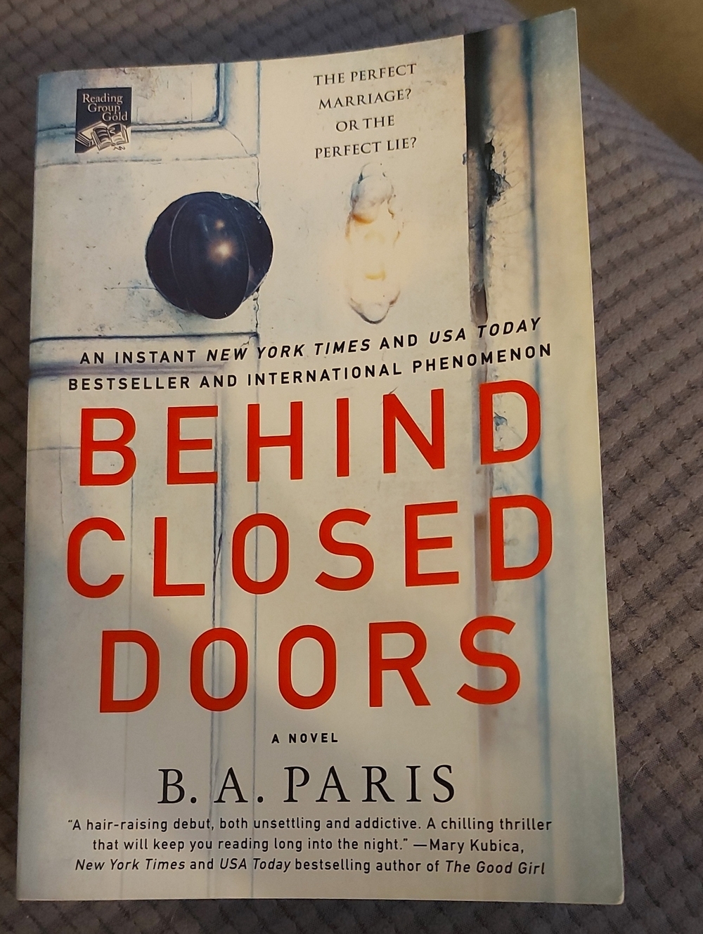 Behind Closed Doors By B.A. Paris